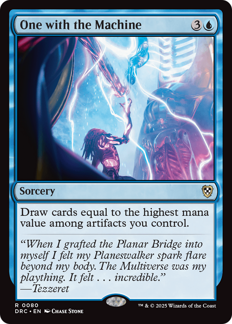 One with the Machine (DRC-080) - Commander: Aetherdrift Foil