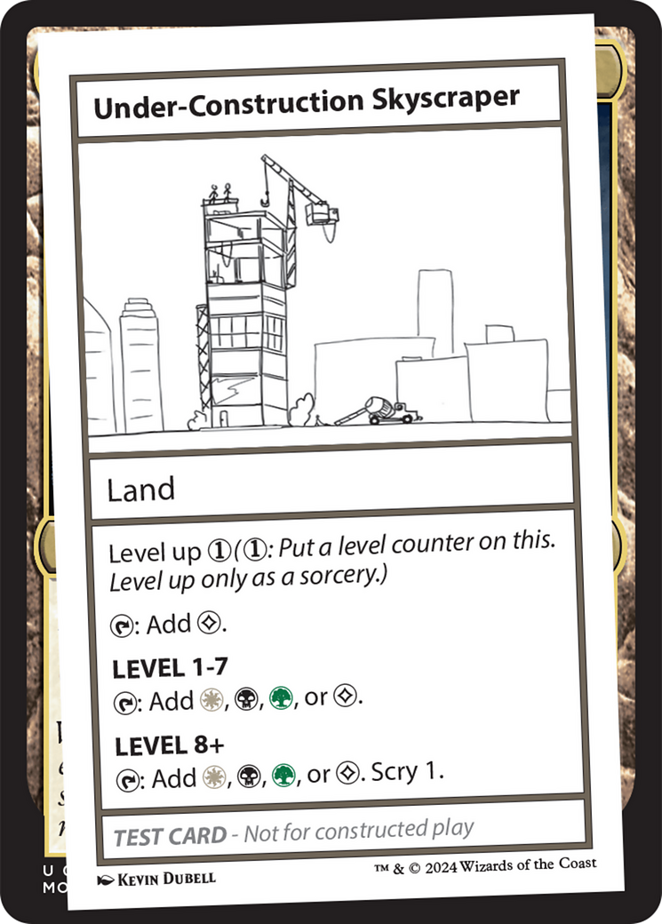 Under-Construction Skyscraper (MB2PC-383) - Mystery Booster 2