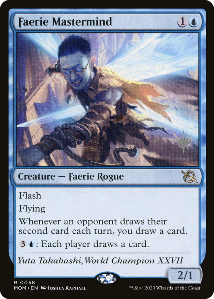 Faerie Mastermind (PPMOM-58P) - March of the Machine Promos