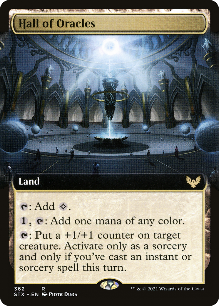 Hall of Oracles (STX-362) - Strixhaven: School of Mages: (Extended Art) Foil