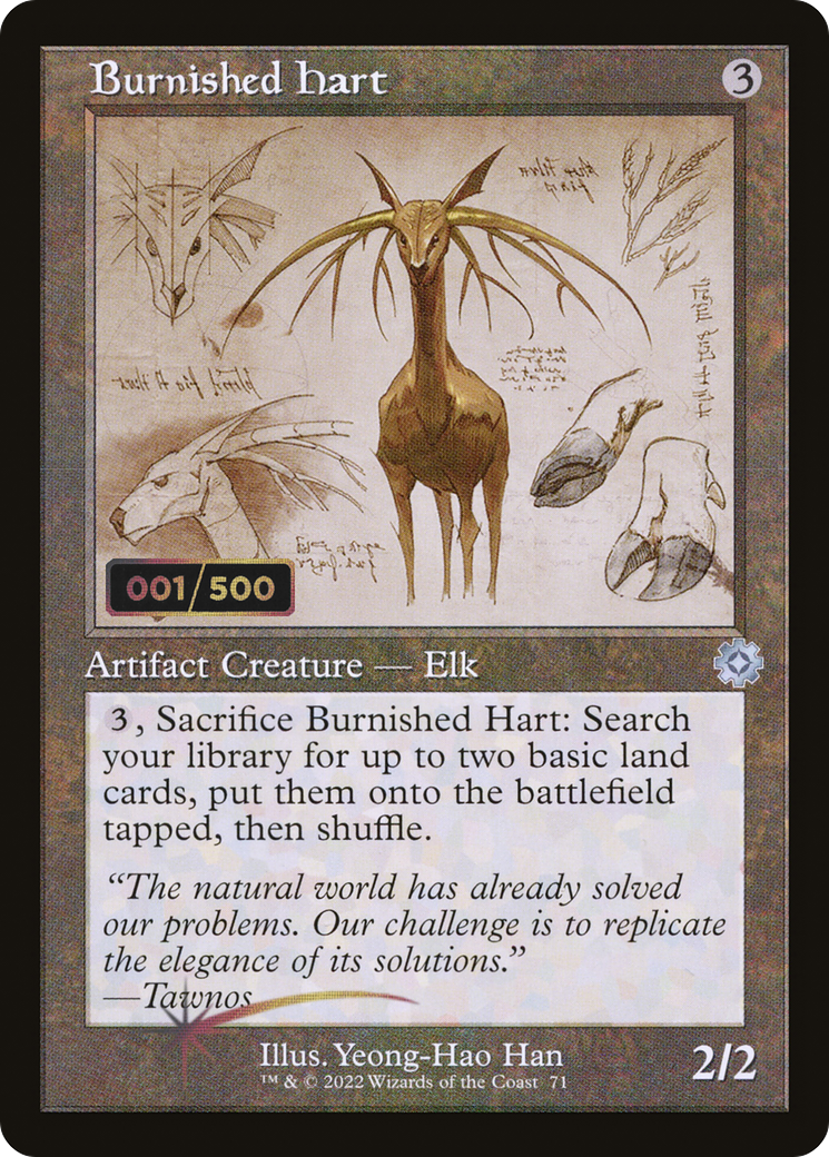 Burnished Hart (BRR-71Z) - The Brothers' War Retro Artifacts Foil