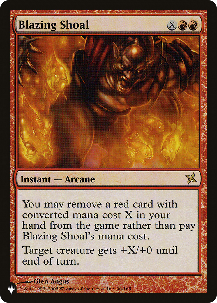 Blazing Shoal (LIST-BOK-96) - The List