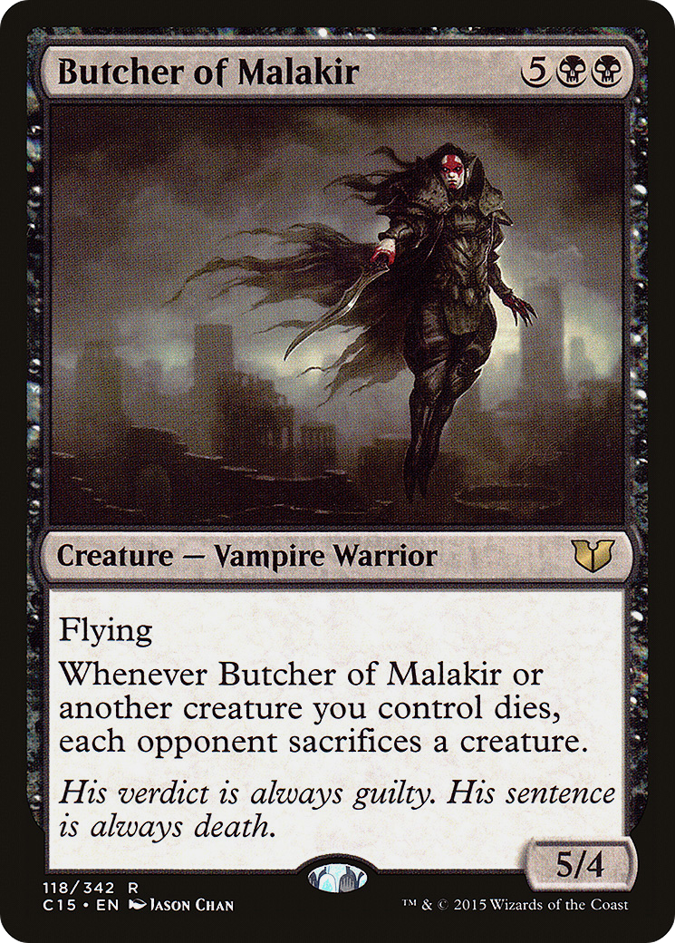 Butcher of Malakir (C15-118) - Commander 2015