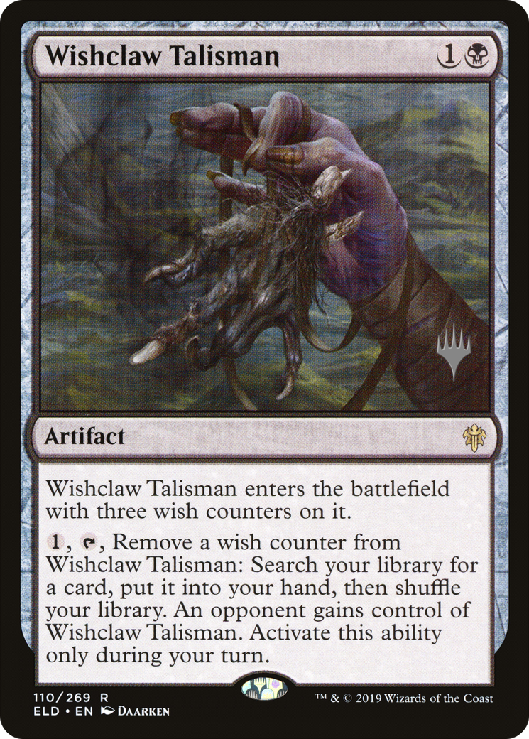 Wishclaw Talisman (PPELD-110P) - Throne of Eldraine Promos Foil