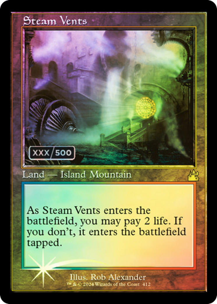 Steam Vents (RVR-412Z) - Ravnica Remastered Foil