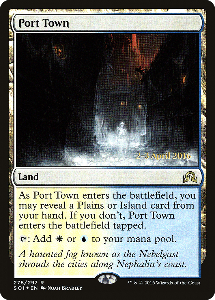 Port Town (PRE-278S) - Shadows over Innistrad Promos Foil