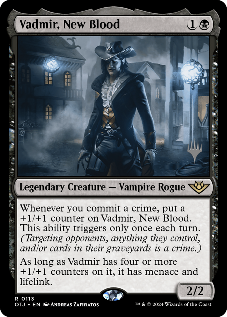 Vadmir, New Blood (PPOTJ-113P) - Outlaws of Thunder Junction Promos