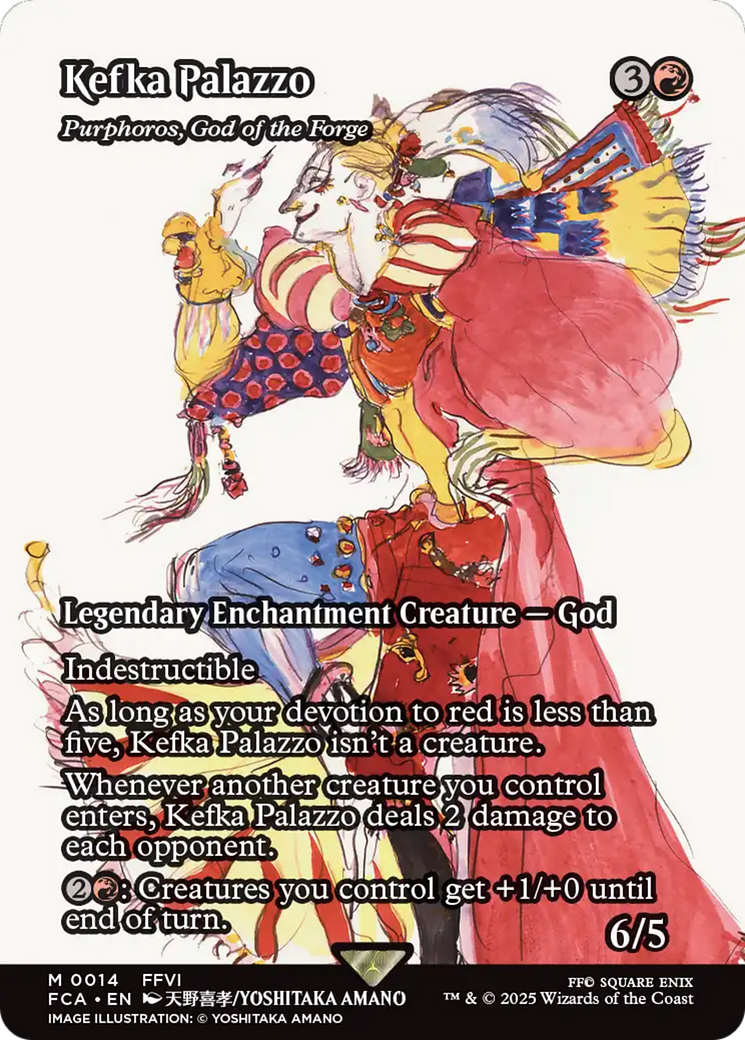 Kefka Palazzo - Purphoros, God of the Forge (Showcase) (FCA-014) - FINAL FANTASY: Through the Ages