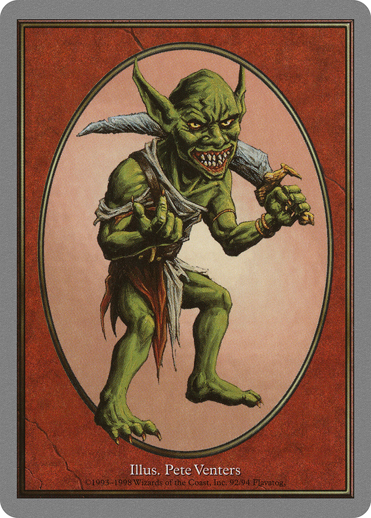 Goblin (UGL-004) - Unglued Tokens