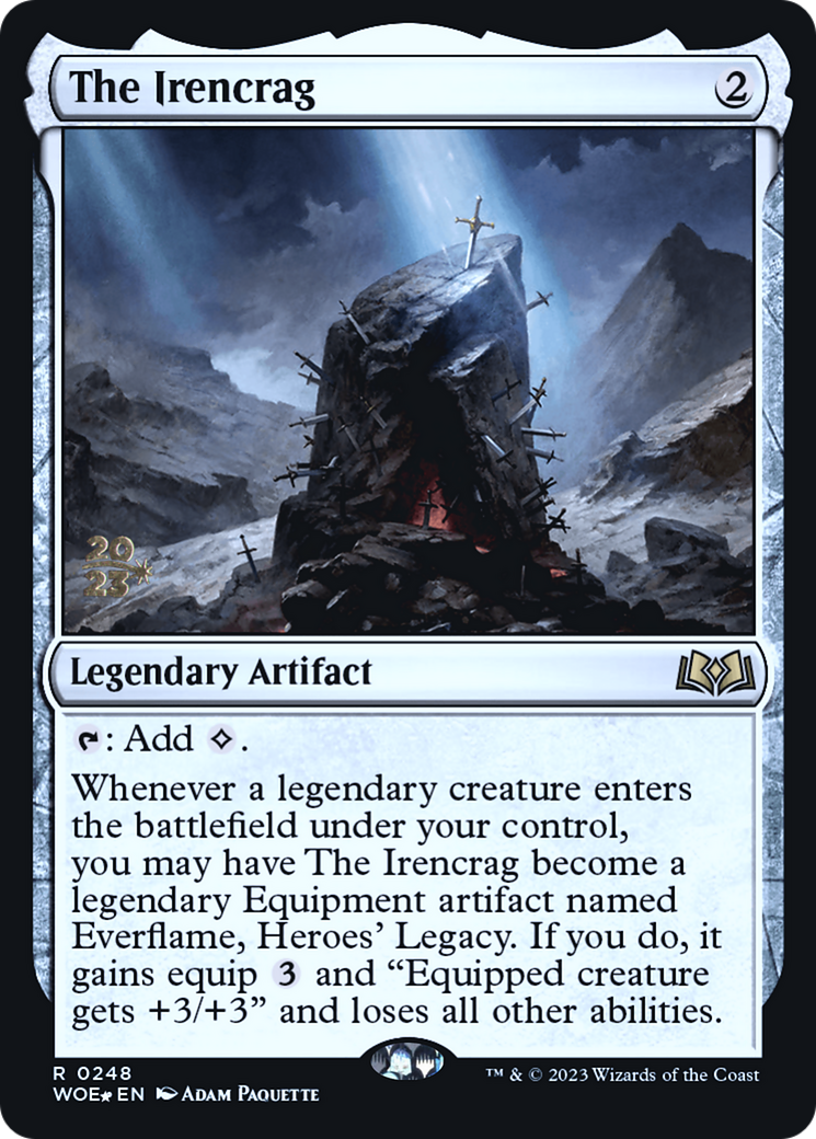 The Irencrag (PRE-248S) - Wilds of Eldraine Promos Foil