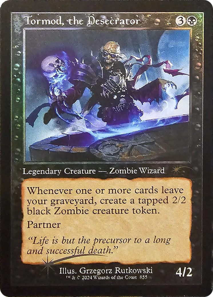 Tormod, the Desecrator (Retro Frame) (SLD-855) - Secret Lair Drop Series Foil