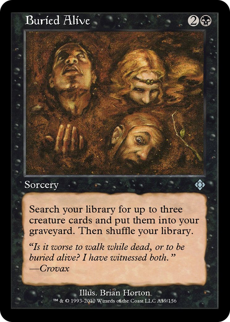 Buried Alive (TD0-A39) - Magic Online Theme Decks