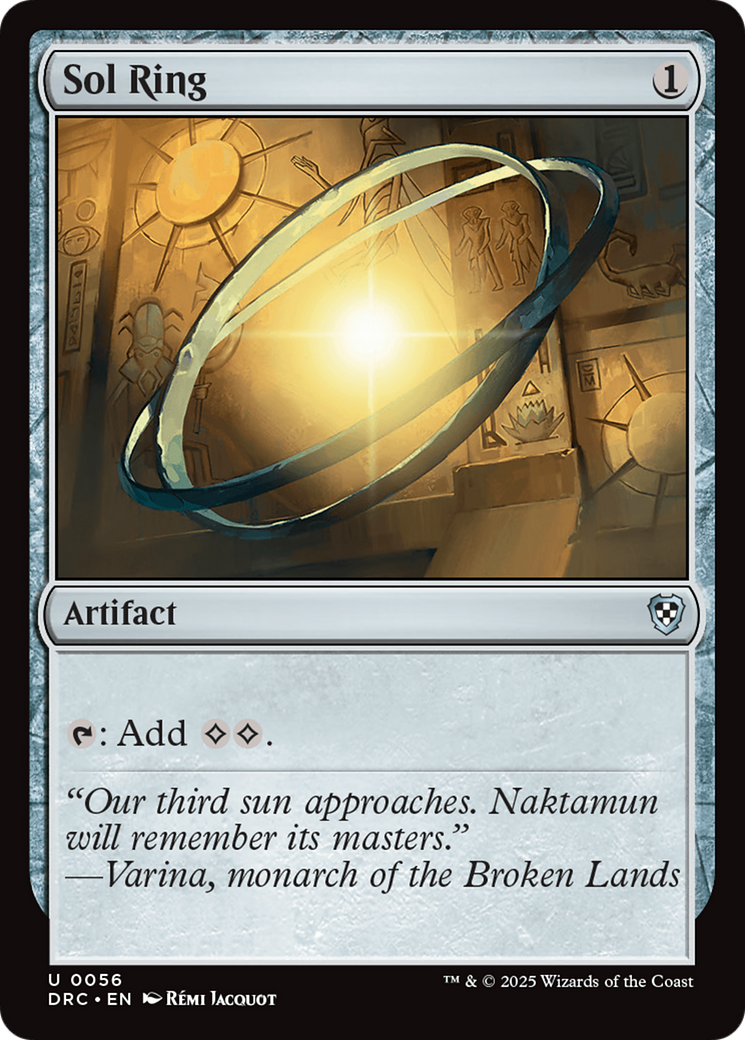 Sol Ring (DRC-056) - Commander: Aetherdrift Foil