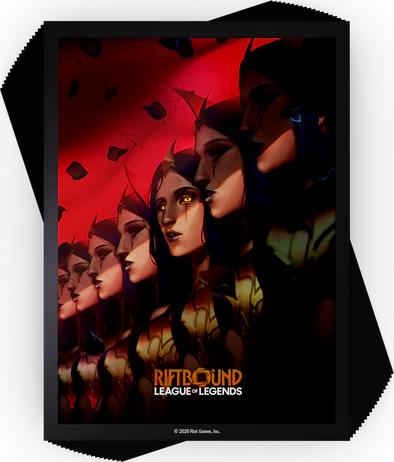 RIFTBOUND LEAGUE OF LEGENDS TCG UNLEASHED ART SLEEVES LEBLANC 100CT