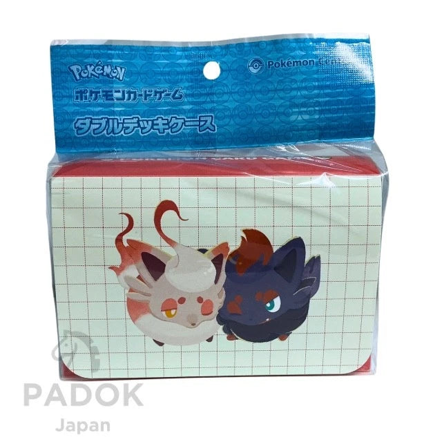 Pokemon Center Exclusive: Zorua & Hisuian Zorua Deck Box - Pokemon International Deck Boxes