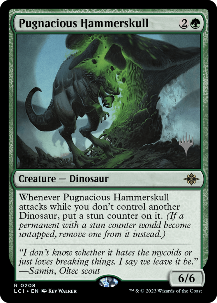 Pugnacious Hammerskull (PPLCI-208P) - The Lost Caverns of Ixalan Promos
