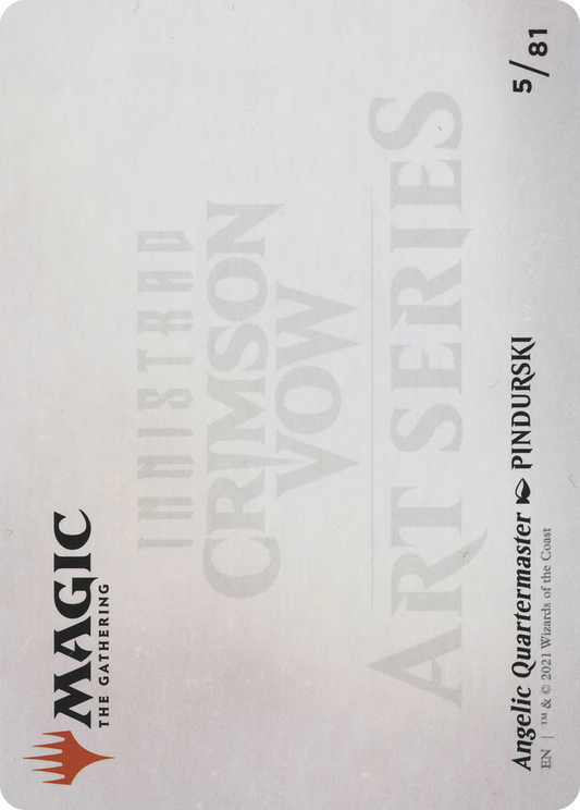 Angelic Quartermaster // Angelic Quartermaster (AVOW-005) - Crimson Vow Art Series (Borderless)