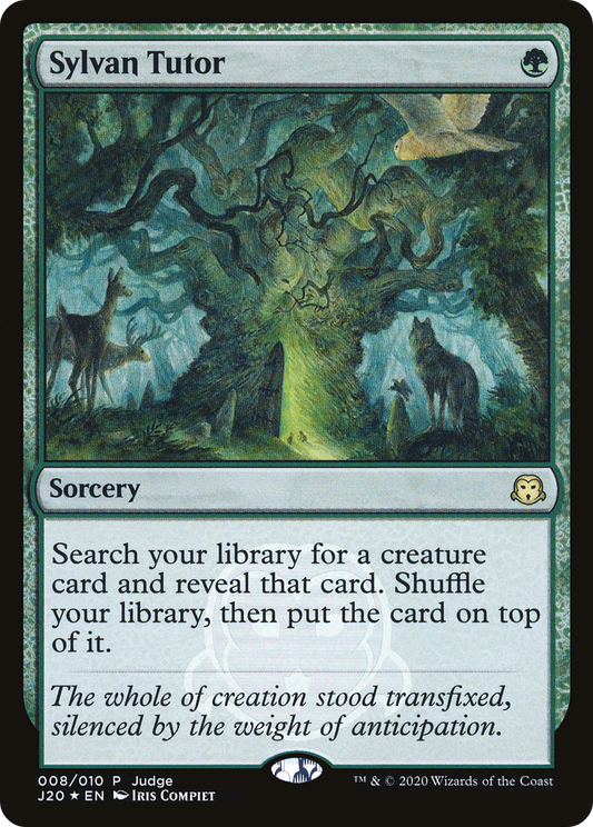 Sylvan Tutor (JDG-008) - Judge Gift Cards 2020 Foil