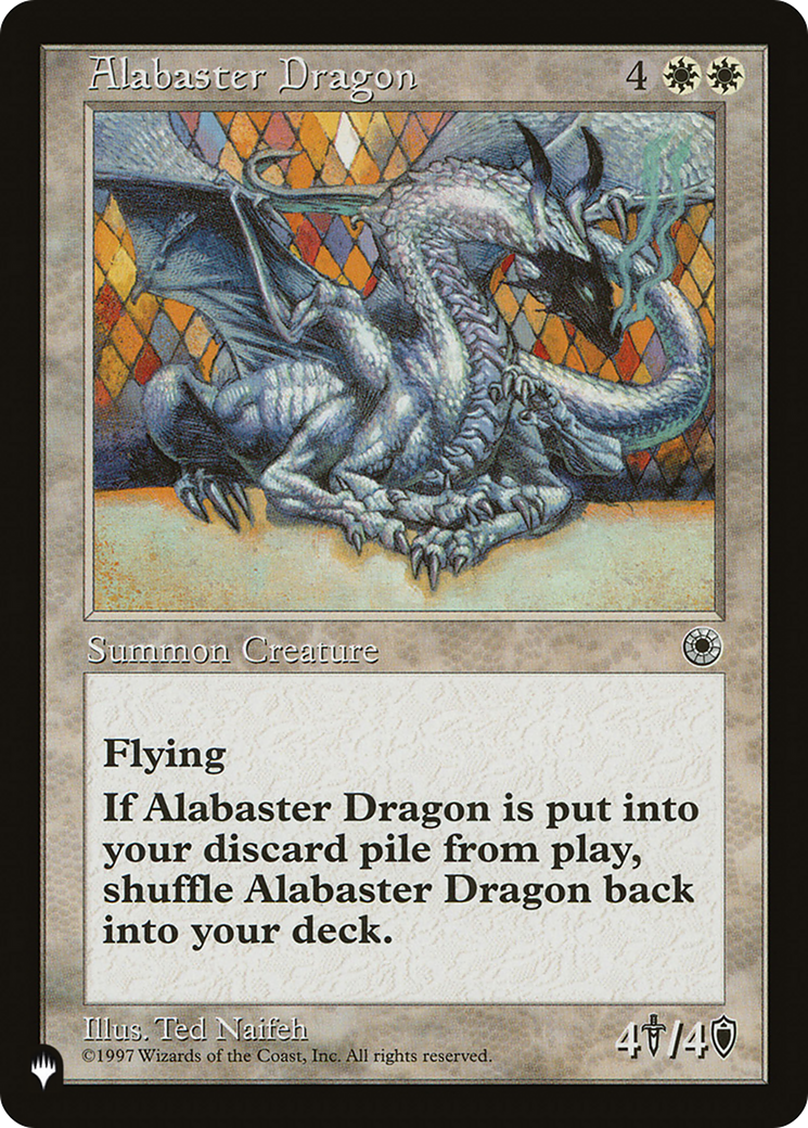 Alabaster Dragon (LIST-POR-1) - The List