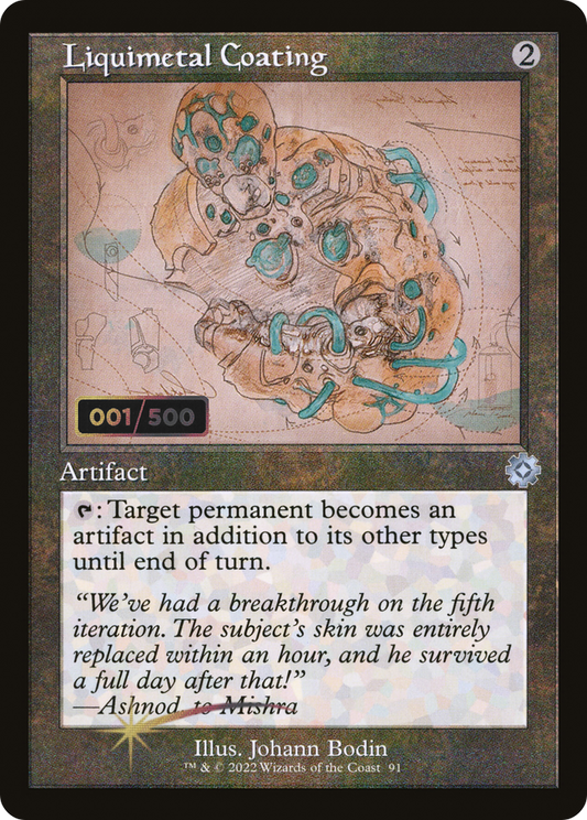 Liquimetal Coating (BRR-91Z) - The Brothers' War Retro Artifacts Foil
