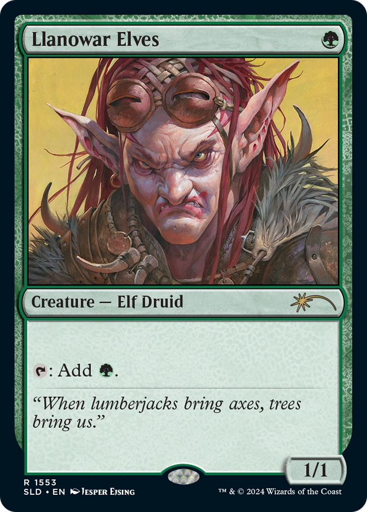 Llanowar Elves (SLD-1553) - Secret Lair Drop