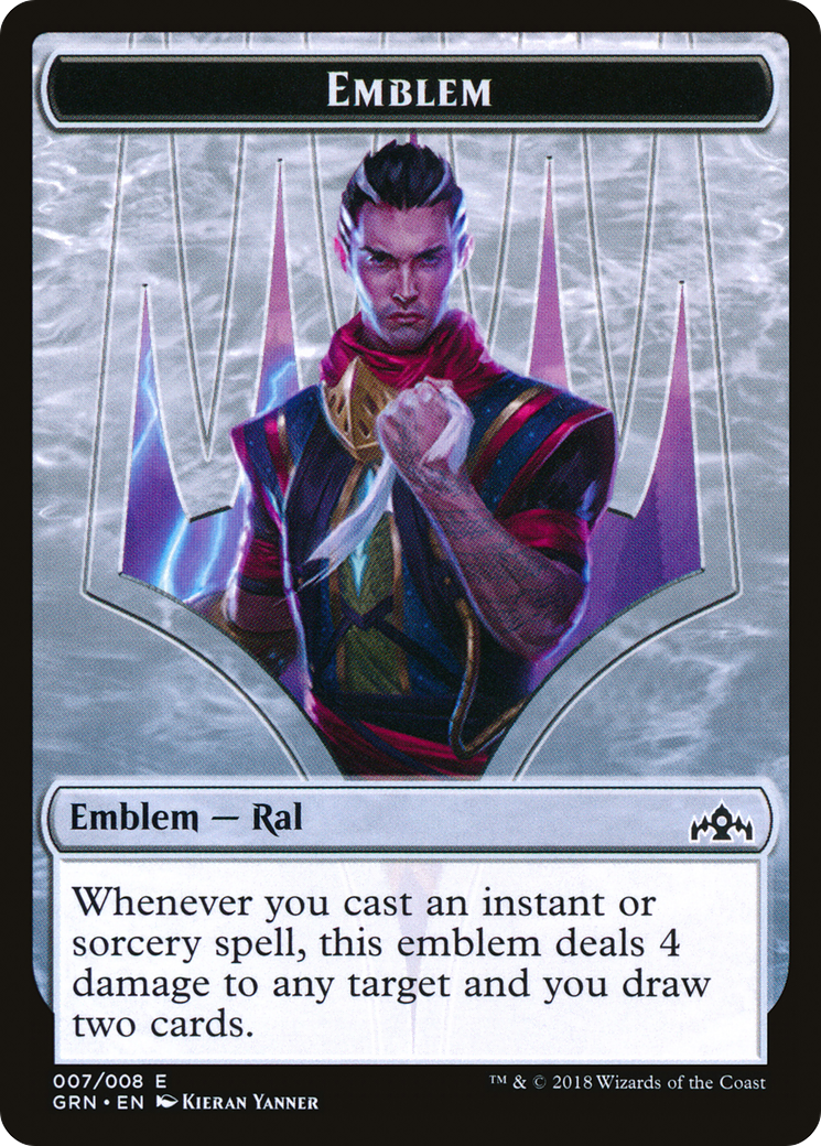 Ral, Izzet Viceroy Emblem (GRN-007) - Guilds of Ravnica Tokens