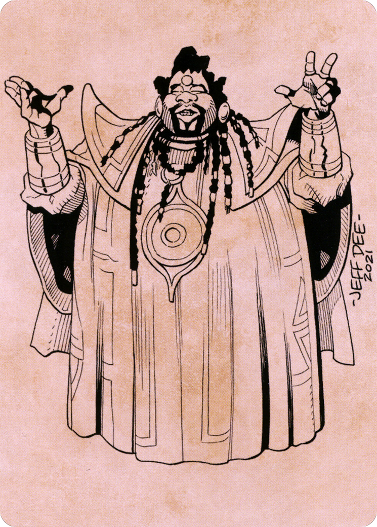 Alaundo the Seer // Alaundo the Seer (ACLB-061) - Battle for Baldur's Gate Art Series (Borderless)