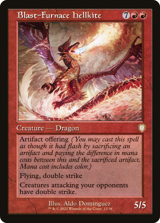 Blast-Furnace Hellkite (BRC-012) - The Brothers' War Commander