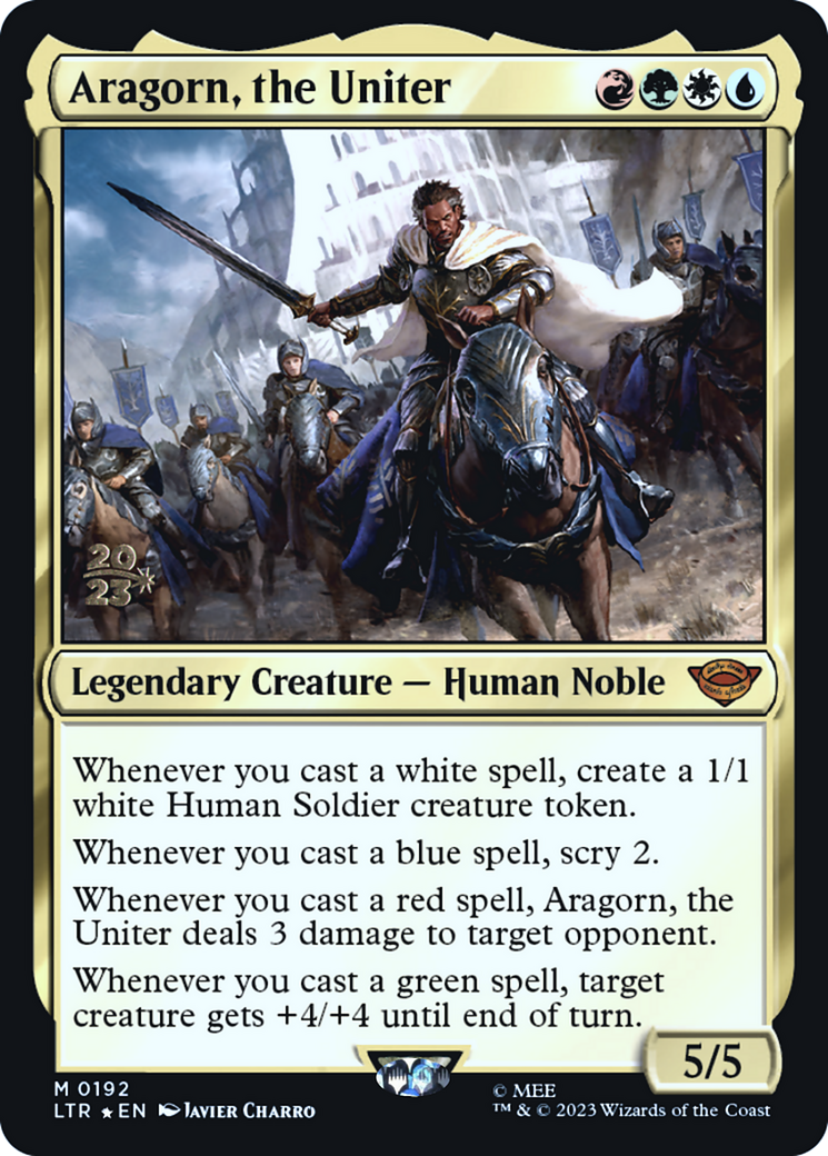 Aragorn, the Uniter (PRE-192S) - Tales of Middle-earth Promos Foil