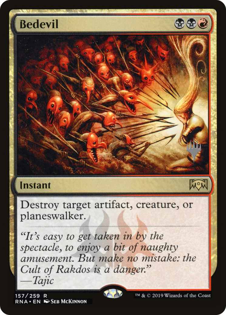 Bedevil (PPELD-157P) - Ravnica Allegiance Promos Foil