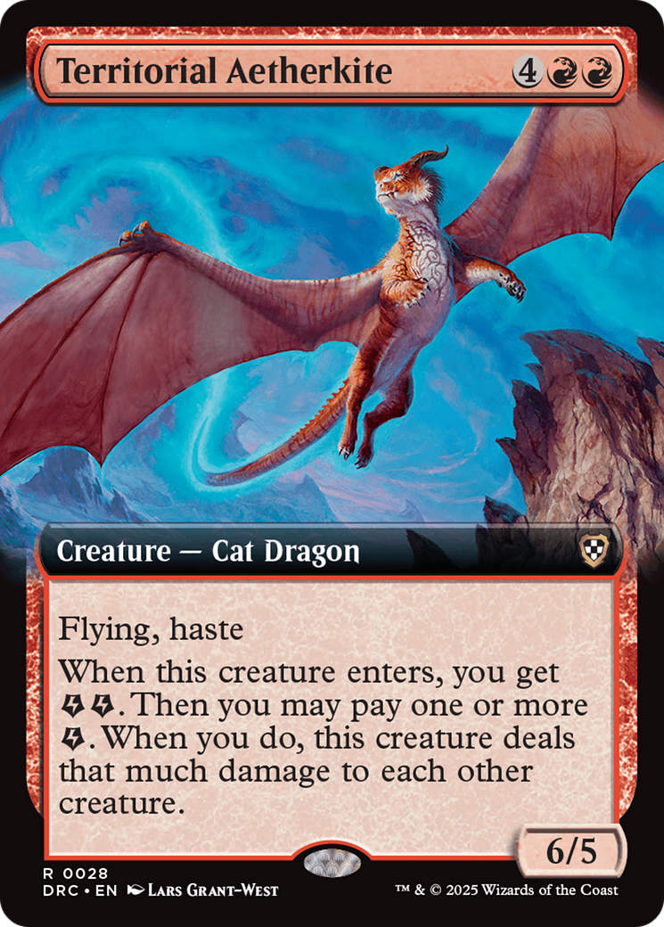 Territorial Aetherkite (DRC-028) - Commander: Aetherdrift: (Extended Art) Foil