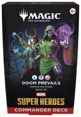MTG MARVEL SUPER HEROES COMMANDER DECK - DOOM PREVAILS - PRE-ORDER