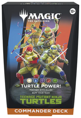 MTG - MTG TEENAGE MUTANT NINJA TURTLES COMMANDER DECK - TURTLE POWER!