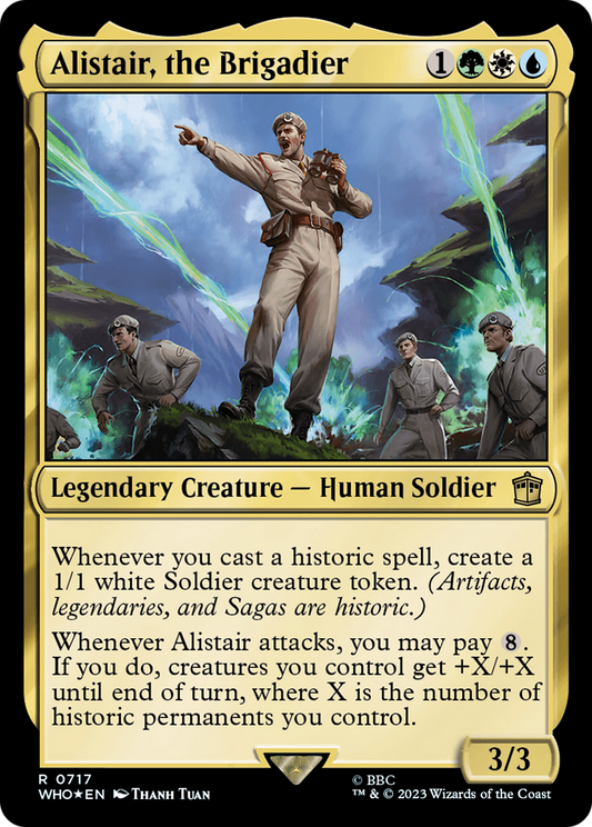 Alistair, the Brigadier (WHO-717) - Doctor Who Foil