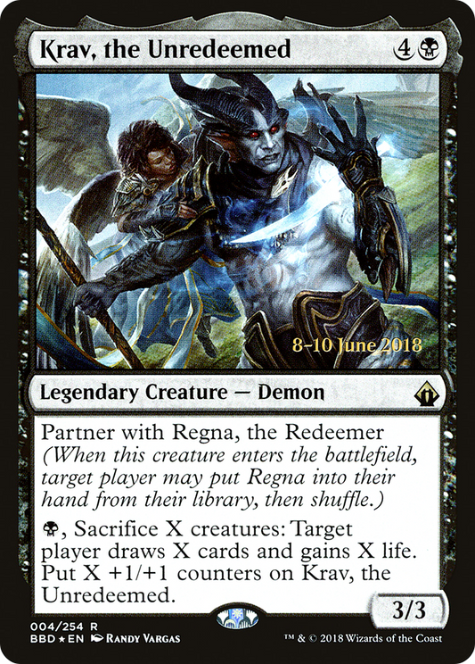Krav, the Unredeemed (LARP-04S) - Battlebond Promos Foil