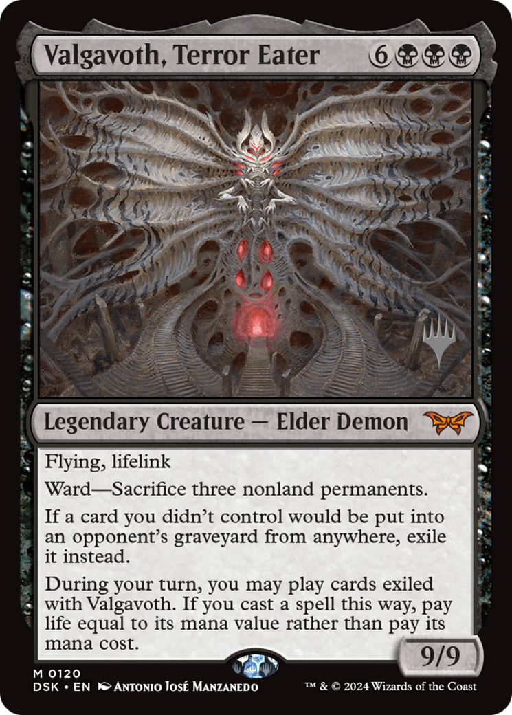 Valgavoth, Terror Eater (PPDSK-120P) - Duskmourn: House of Horror Promos Foil