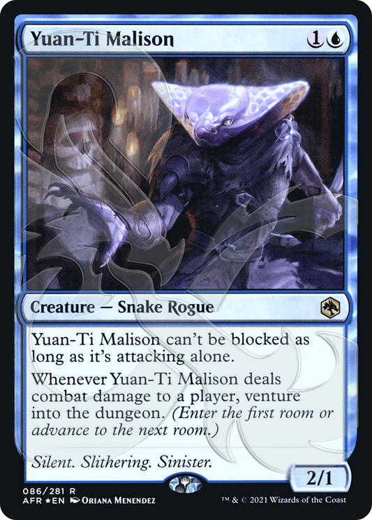 Yuan-Ti Malison (AFR&-86A) - Adventures in the Forgotten Realms Promos Foil