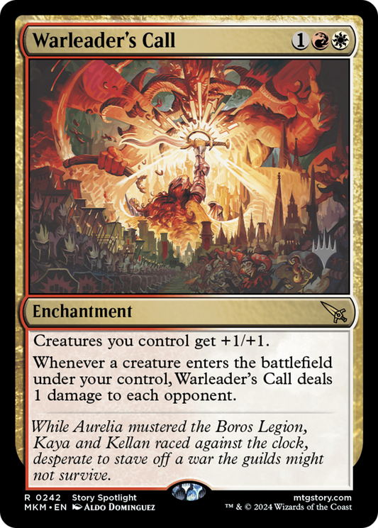 Warleader's Call (PPMKM-242P) - Murders at Karlov Manor Promos