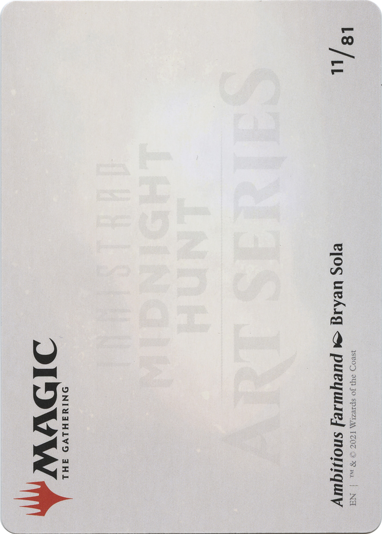 Ambitious Farmhand // Ambitious Farmhand (AMID-011) - Midnight Hunt Art Series (Borderless)