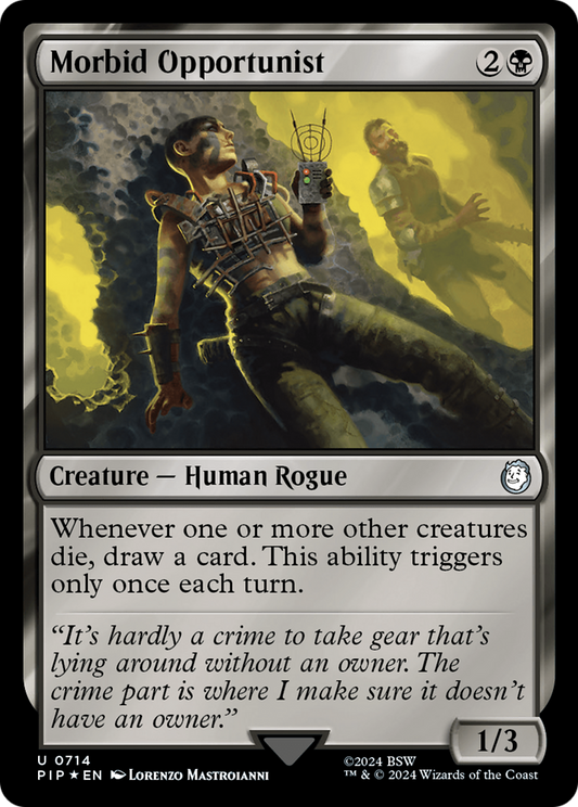 Morbid Opportunist (PIP-714) - Fallout Foil