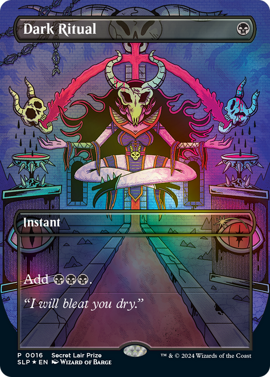 Dark Ritual (SLP-016) - Secret Lair Showdown (Borderless) Foil