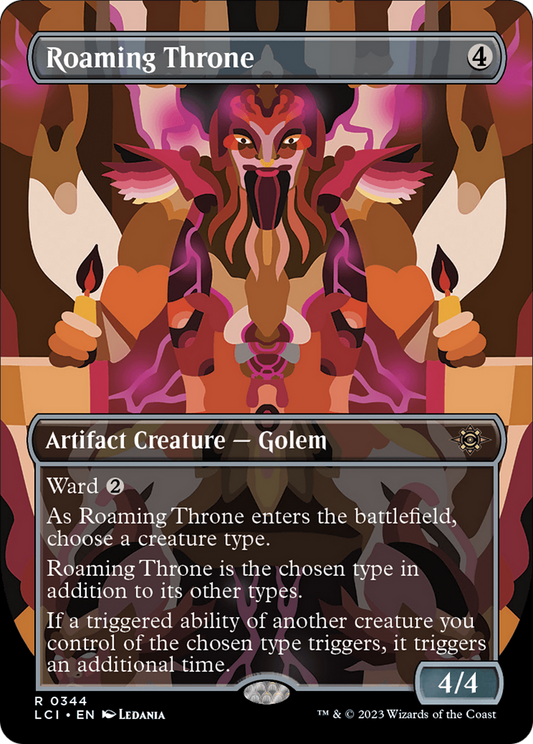 Roaming Throne (LCI-344) - The Lost Caverns of Ixalan (Borderless)