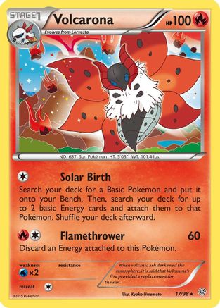 Volcarona (17) 017/98  - Holofoil XY  Ancient Origins - Holo Rare