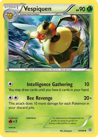 Vespiquen (10) 010/98  XY  Ancient Origins - Uncommon
