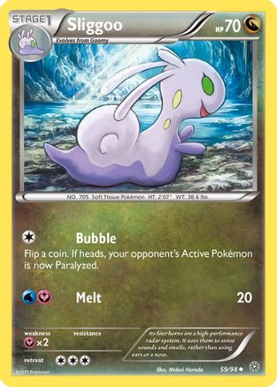 Sliggoo 059/98  XY  Ancient Origins - Uncommon