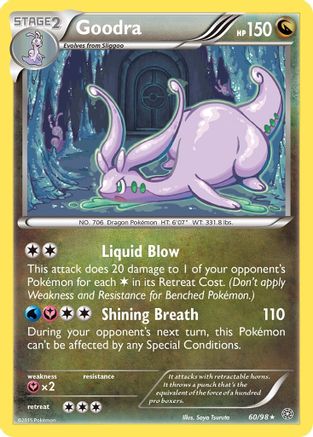 Goodra 060/98  - Holofoil XY  Ancient Origins - Holo Rare