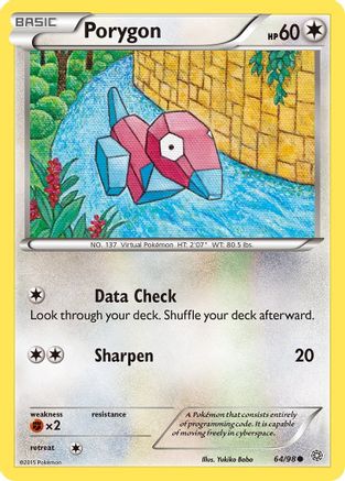 Porygon 064/98  XY  Ancient Origins - Common