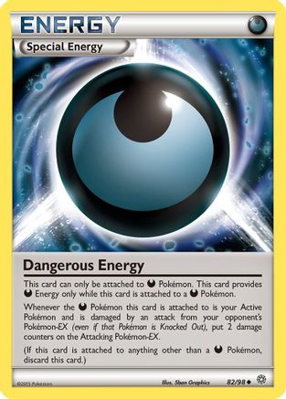 Dangerous Energy 082/98  XY  Ancient Origins - Uncommon