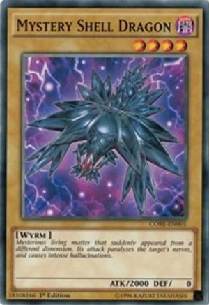 Mystery Shell Dragon (CORE-EN001) - Clash of Rebellions 1st Edition