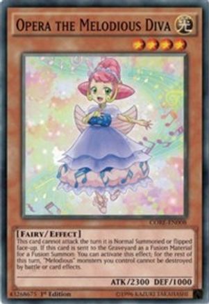 Opera the Melodious Diva (CORE-EN008) - Clash of Rebellions 1st Edition